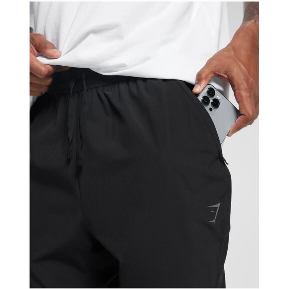 Gymshark Sport Run Pants Slim Fit Black Mens Breathable Joggers Size Small - Picture 6 of 12